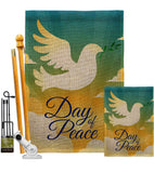 Day of Peace - Expression Inspirational Vertical Impressions Decorative Flags HG190074 Made In USA