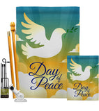 Day of Peace - Expression Inspirational Vertical Impressions Decorative Flags HG190074 Made In USA