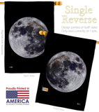 Moon - Expression Inspirational Vertical Impressions Decorative Flags HG141310 Made In USA