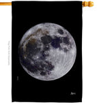 Moon - Expression Inspirational Vertical Impressions Decorative Flags HG141310 Made In USA