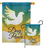 Day of Peace - Expression Inspirational Vertical Impressions Decorative Flags HG190074 Made In USA