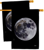 Moon - Expression Inspirational Vertical Impressions Decorative Flags HG141310 Made In USA