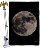 Moon - Expression Inspirational Vertical Impressions Decorative Flags HG141310 Made In USA
