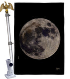 Moon - Expression Inspirational Vertical Impressions Decorative Flags HG141310 Made In USA