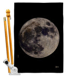 Moon - Expression Inspirational Vertical Impressions Decorative Flags HG141310 Made In USA