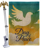 Day of Peace - Expression Inspirational Vertical Impressions Decorative Flags HG190074 Made In USA