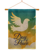 Day of Peace - Expression Inspirational Vertical Impressions Decorative Flags HG190074 Made In USA