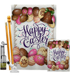 Sweet Chocolate Easter - Easter Spring Vertical Impressions Decorative Flags HG103061 Made In USA