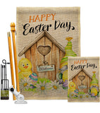 Easter Gnome - Easter Spring Vertical Impressions Decorative Flags HG137391 Made In USA