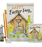 Easter Gnome - Easter Spring Vertical Impressions Decorative Flags HG137391 Made In USA