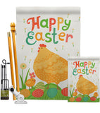 Easter Chicks - Easter Spring Vertical Impressions Decorative Flags HG192341 Made In USA