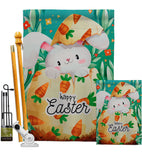 Hiding Easter Bunny - Easter Spring Vertical Impressions Decorative Flags HG192351 Made In USA