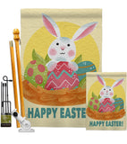 Easter Bunny Fun - Easter Spring Vertical Impressions Decorative Flags HG192421 Made In USA