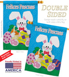 Felices Pascuas - Easter Spring Vertical Impressions Decorative Flags HG103029S Made In USA