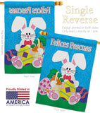 Felices Pascuas - Easter Spring Vertical Impressions Decorative Flags HG103029S Made In USA