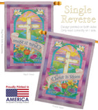 Christ is Risen - Easter Spring Vertical Impressions Decorative Flags HG103043 Made In USA