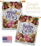 Sweet Chocolate Easter - Easter Spring Vertical Impressions Decorative Flags HG103061 Made In USA