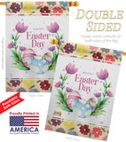 Joyful Easter - Easter Spring Vertical Impressions Decorative Flags HG103071 Made In USA