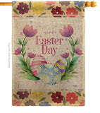 Joyful Easter - Easter Spring Vertical Impressions Decorative Flags HG103071 Made In USA