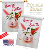 Sweet Easter Bunny - Easter Spring Vertical Impressions Decorative Flags HG103073 Made In USA