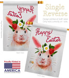 Sweet Easter Bunny - Easter Spring Vertical Impressions Decorative Flags HG103073 Made In USA