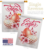 Easter Blooming - Easter Spring Vertical Impressions Decorative Flags HG103086 Made In USA