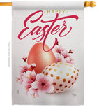 Easter Blooming - Easter Spring Vertical Impressions Decorative Flags HG103086 Made In USA