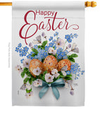 Eggs Bouquet - Easter Spring Vertical Impressions Decorative Flags HG103088 Made In USA