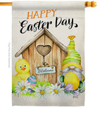 Easter Gnome - Easter Spring Vertical Impressions Decorative Flags HG137391 Made In USA