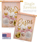 Ribbit Ornament - Easter Spring Vertical Impressions Decorative Flags HG137429 Made In USA