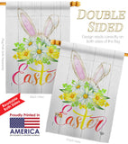 Floral Easter - Easter Spring Vertical Impressions Decorative Flags HG192406 Made In USA