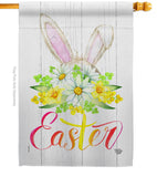 Floral Easter - Easter Spring Vertical Impressions Decorative Flags HG192406 Made In USA