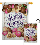 Sweet Chocolate Easter - Easter Spring Vertical Impressions Decorative Flags HG103061 Made In USA