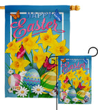 Daffodils Easter - Easter Spring Vertical Impressions Decorative Flags HG137154 Made In USA