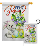 Easter Rabbit - Easter Spring Vertical Impressions Decorative Flags HG192456 Made In USA