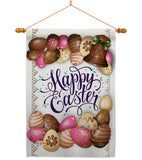 Sweet Chocolate Easter - Easter Spring Vertical Impressions Decorative Flags HG103061 Made In USA