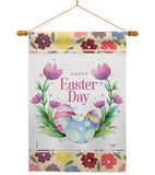 Joyful Easter - Easter Spring Vertical Impressions Decorative Flags HG103071 Made In USA