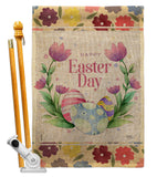 Joyful Easter - Easter Spring Vertical Impressions Decorative Flags HG103071 Made In USA