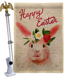 Sweet Easter Bunny - Easter Spring Vertical Impressions Decorative Flags HG103073 Made In USA