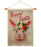 Sweet Easter Bunny - Easter Spring Vertical Impressions Decorative Flags HG103073 Made In USA