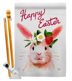 Sweet Easter Bunny - Easter Spring Vertical Impressions Decorative Flags HG103073 Made In USA