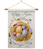 Easter Nest - Easter Spring Vertical Impressions Decorative Flags HG103074 Made In USA