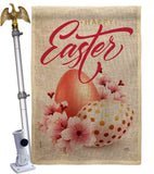 Easter Blooming - Easter Spring Vertical Impressions Decorative Flags HG103086 Made In USA