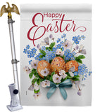 Eggs Bouquet - Easter Spring Vertical Impressions Decorative Flags HG103088 Made In USA