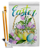 Spring Easter Baskets - Easter Spring Vertical Impressions Decorative Flags HG130321 Made In USA