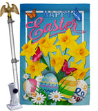 Daffodils Easter - Easter Spring Vertical Impressions Decorative Flags HG137154 Made In USA