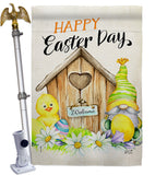 Easter Gnome - Easter Spring Vertical Impressions Decorative Flags HG137391 Made In USA