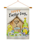 Easter Gnome - Easter Spring Vertical Impressions Decorative Flags HG137391 Made In USA