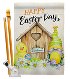 Easter Gnome - Easter Spring Vertical Impressions Decorative Flags HG137391 Made In USA