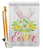 Floral Easter - Easter Spring Vertical Impressions Decorative Flags HG192406 Made In USA